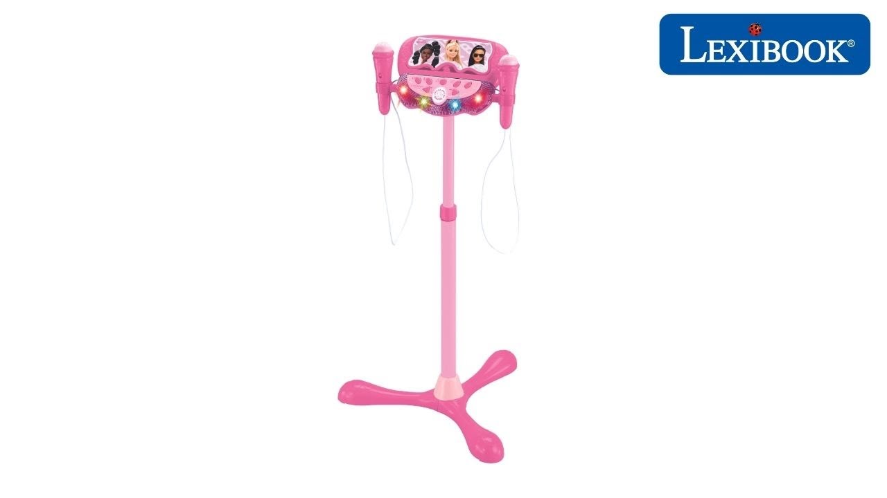 Lexibook Mikrofonständer Barbie mit 2 Mikrofonen