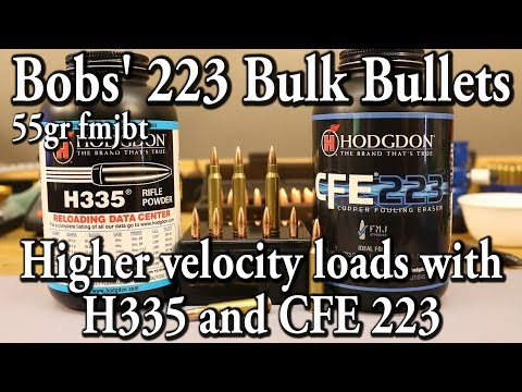 Bobs' 223 Bulk Bullets - higher velocity this time!