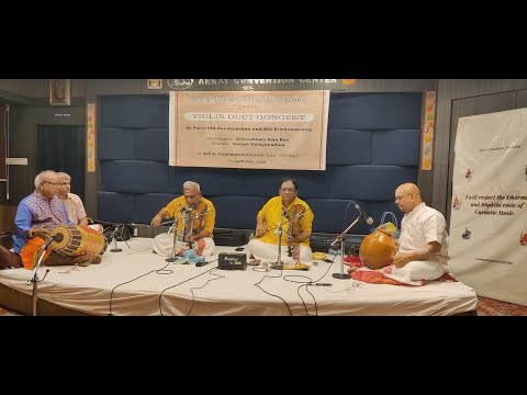 Ranjani Memorial Trust & Sughosha- M A Sundareswaran&M A Krishnaswamy  Violin