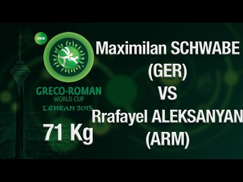 7th-8th : 71 kg - M. SCHWABE (GER) vs R. ALEKSANYAN (ARM) - Tehran 2015
