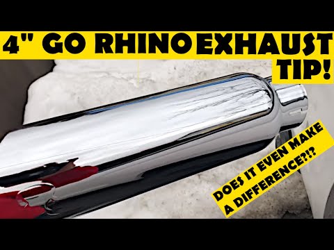 4” Go Rhino Exhaust Tip Install and Review