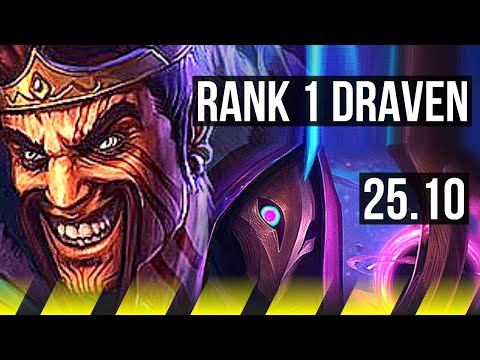 DRAVEN & Fiora vs JHIN & Karma (ADC) | Rank 1 Draven, 47k DMG | NA Challenger | 25.10