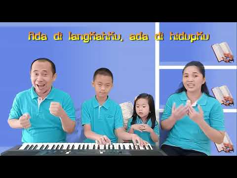 Lagu Sekolah Minggu: "Kubuka Alkitab lalu kubaca srek, srek, srek"