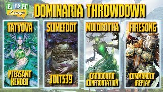 The EDH Lounge - Dominaria Throwdown: Tatyova vs Slimefoot vs Muldrotha vs Firesong and Sunspeaker