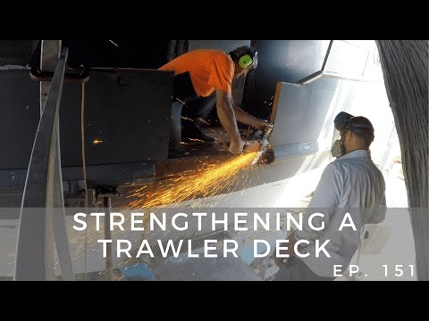 Strengthening a Trawler Deck with Doublers - Project Brupeg Ep. 151