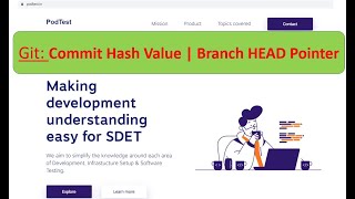Git Commit Hash Value | Branch HEAD pointer