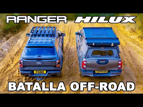 Nueva Ford Ranger vs Toyota Hilux: ¡BATALLA OFF-ROAD!