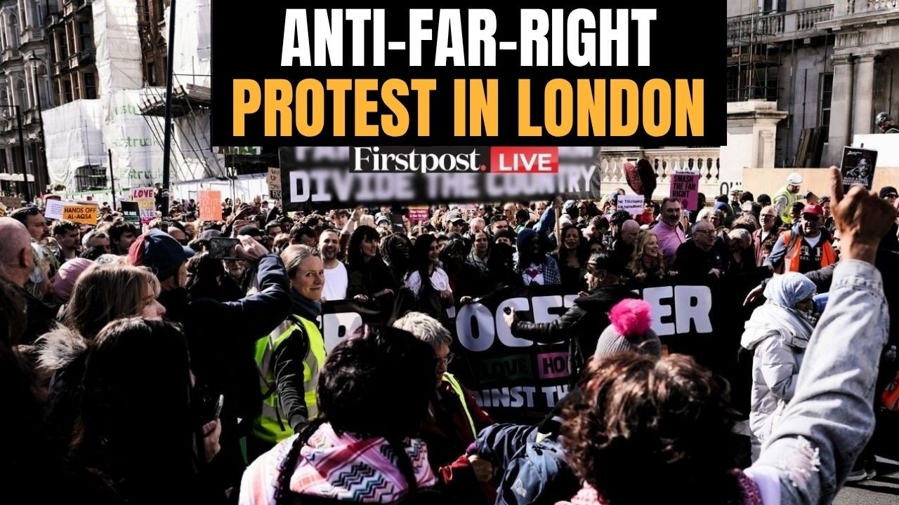 LIVE: Huge Crowd Gathers For Anti-Far-Right Protest in London | N18G