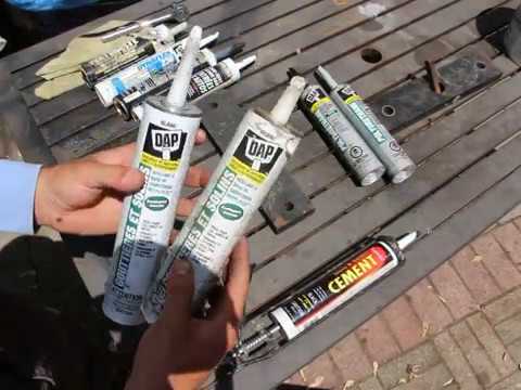 All the Sealants you'll ever need review p4 (DAP gutter & flashing sealant review).  Does it work?