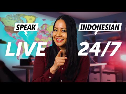 Speak Indonesian 24/7 with IndonesianPod101 TV 🔴 Live 24/7