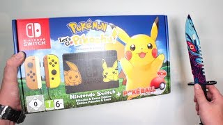 Unboxing Pokemon Lets Go Nintendo Switch
