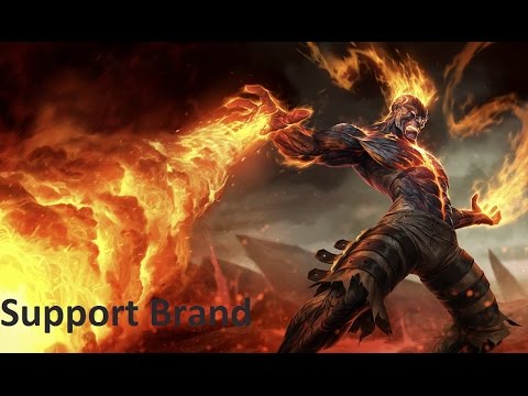 League of Legends Support Brand Full Game Commentary