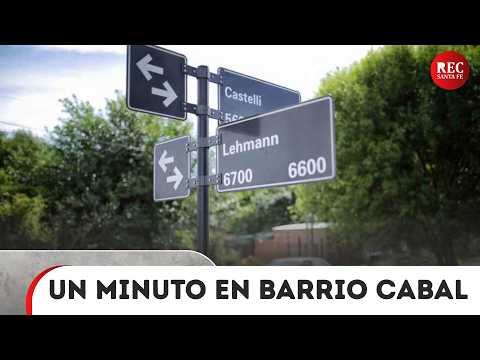 Un minuto en barrio Cabal