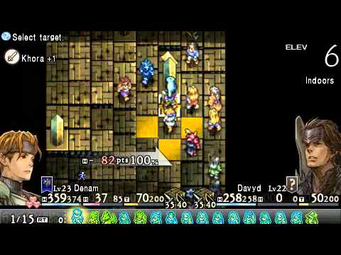 Tactics Ogre: LUCT (PSP) - GyoruSPY Chapter 4 Part 36 [Temple of Hahnela 3]