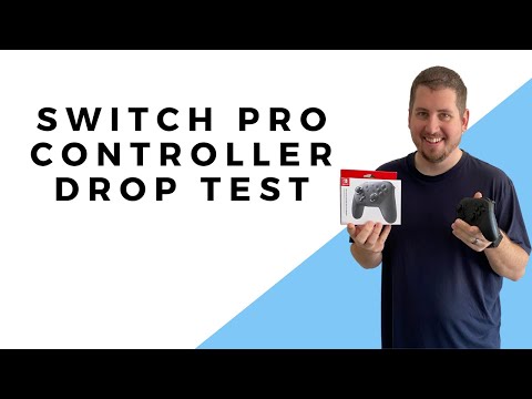 Switch Pro Controller Durability/Drop Test (Onto Concrete)!