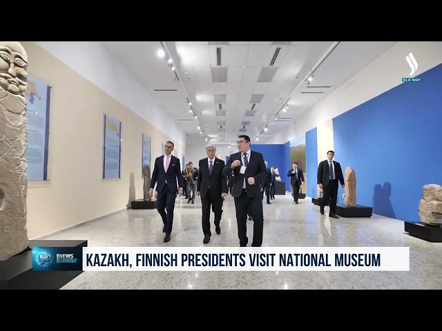 Казакстан менен Финляндиянын президенттери улуттук музейге барышты