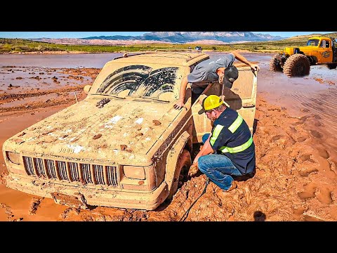 Stuck In Concrete…World’s Worst Mud Trap!