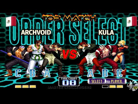 ArchVoid vs KULA ¡Un Choque Muy Potente de Maestros! KOF 2002