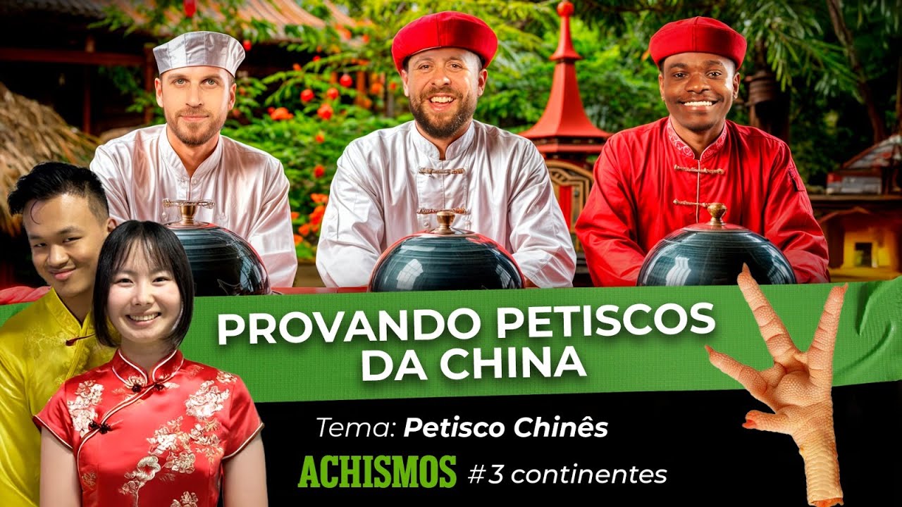 PROVANDO E DANDO NOTAS PRA PETISCOS DA CHINA | #3CONTINENTES #56