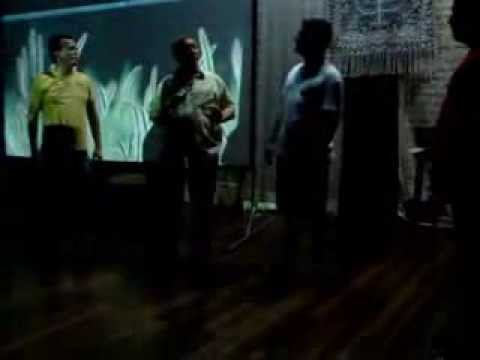 Lino Corrêa, Thiago Picchi, Luca Machado, e Raimundo Alberto Ensaiando.