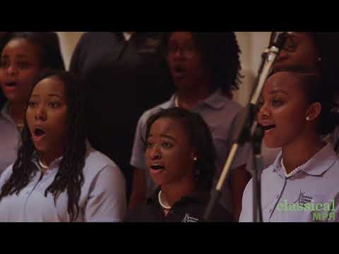 The Spelman College Glee Club performs 'Lift Every Voice and Sing'