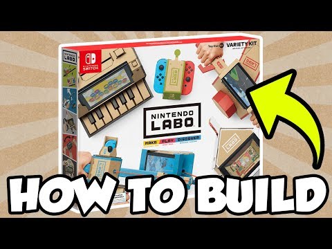 How To Build Nintendo Labo: Toy-Con 01 Variety Kit! [🔴LIVE]