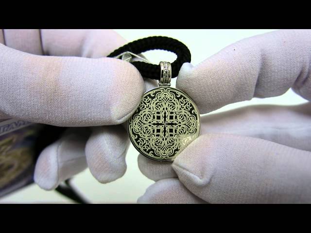 Серебряный кулон "Звезда Эрцгаммы" ксх6 Видеообзор