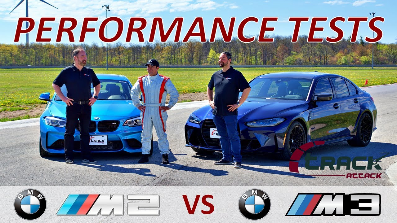 2021 BMW M3 vs 2018 BMW M2 | PERFORMANCE TESTS | TRACK ATTACK | Season 2