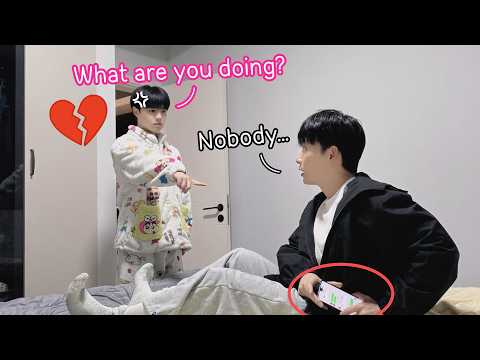 I Pretended To Be Extremely Impatient With Boyfriend and Secretly Chatted With Others💔Gay Couple BL