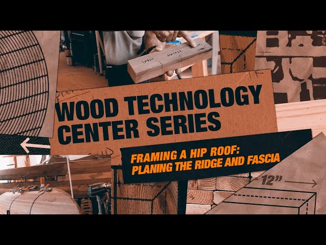 Framing a Hip Roof: Planing the Ridge and Fascia