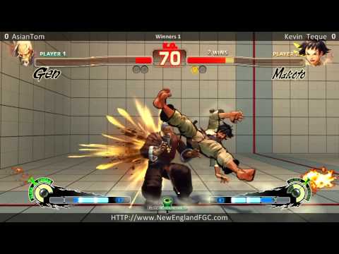 GUM04 SSF4AE AsianTom Vs. Kevin Teque