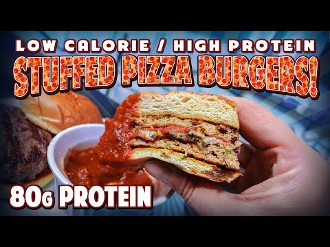 Stuffed Pizza Burgers