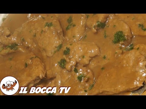 58 - Scaloppine alla livornese..al di sopra delle attese (secondo piatto toscano facile e nutriente)