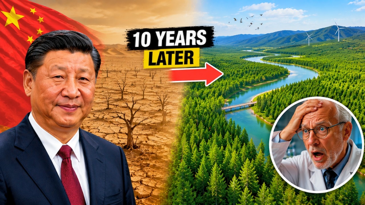 China Planted BILLIONS Of Trees In A Dead Desert — 10 Years Later Scientists Were Speechless