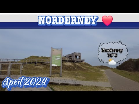 Norderney, Fahrradtour zur Thalassoplattform "Alter Postweg" im April, Natur Pur 2024