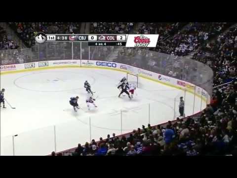 Columbus Blue Jackets Vs Colorado Avalanche - Highlights 1/24/13