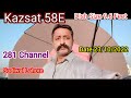 Kazsat 58E 281 Channel Tune Rao Dish Info