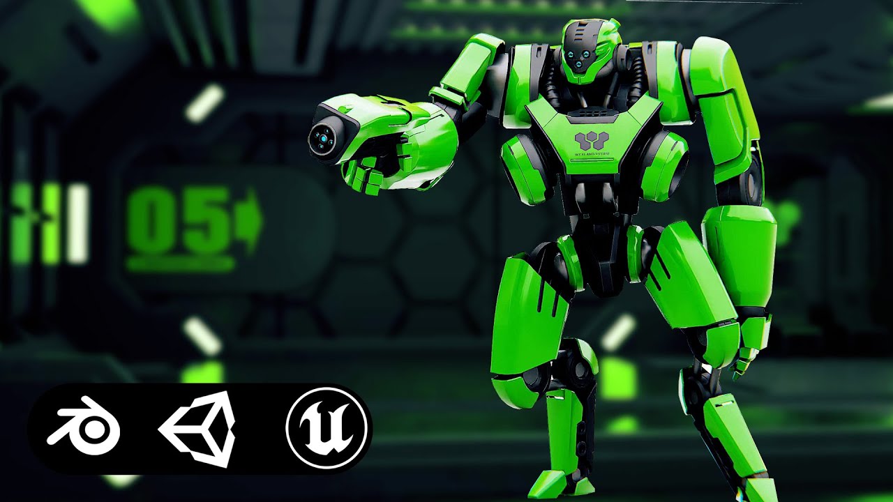 Battle Droid Syrios Auto-Rig Pro Rigged For Mixamo Unreal Engine Unity 3D Model