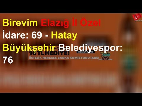 Birevim Elazığ İl Özel İdare: 69 - Hatay Büyükşehir Belediyespor: 76