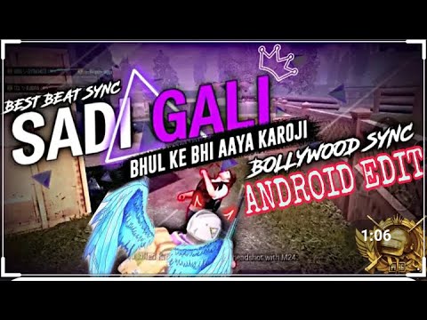 BEST PUBG GUN SYNC MONTAGE!! #SADI GALI  #DYNAMIS GAMING