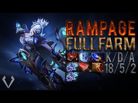 Dota 2 6 86 Drow Ranger Rampage Full Farm