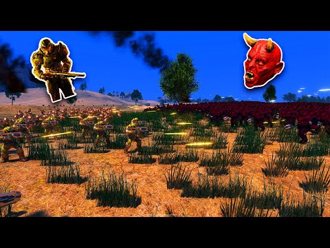 250 Doom Slayer VS 10.000 Satans ! Ultimate Epic Battle Simulator - UEBS