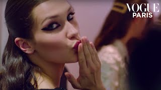 Bella Hadid : What does a day at Dior haute couture look like? |  #VogueFollows  |  VOGUE PARIS