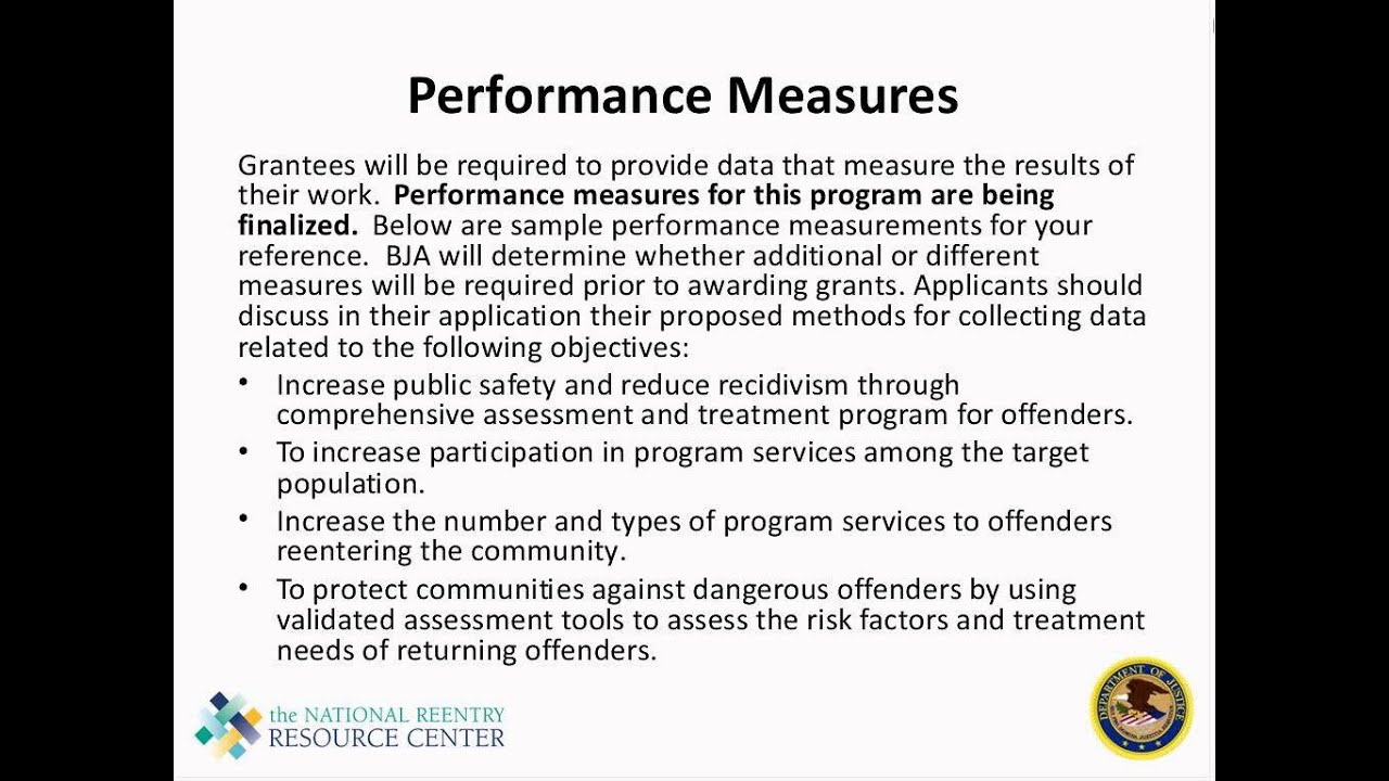 Second Chance Act - Applying for Reentry Court Program Grants