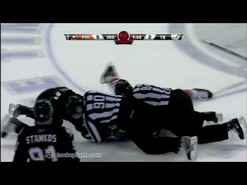Daniel Carcillo vs Steve Downie Mar 2, 2010