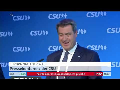 Live: Die CSU am Tag nach der Europawahl