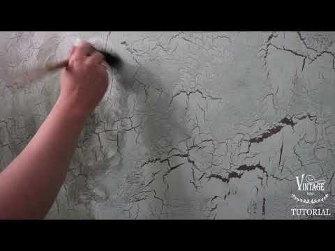 Vintage Paint - Crackle-Effekt und Patinieren einer Wand (Teil 2)
