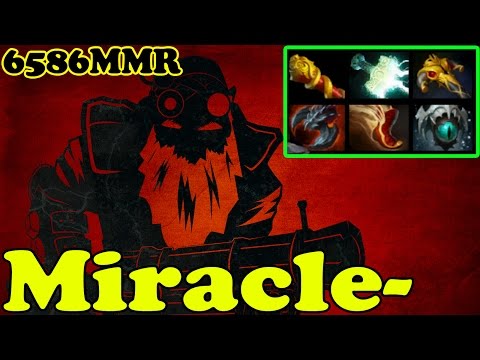 Dota 2 - Miracle- 6586 MMR Plays Sniper - Ranked Match Gameplay