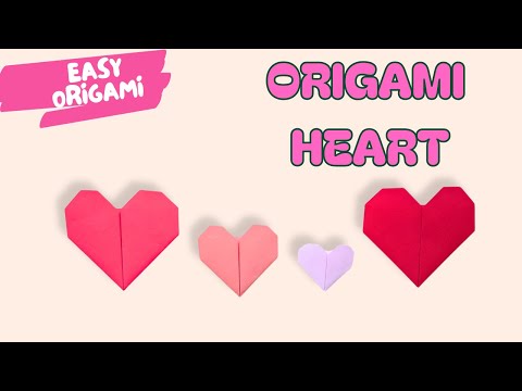 One Paper Gift Box Origami Cute Easy Folding Tutorial