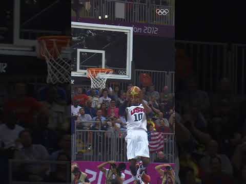 One of the most iconic photos in Olympic basketball history - Kobe Bryant.